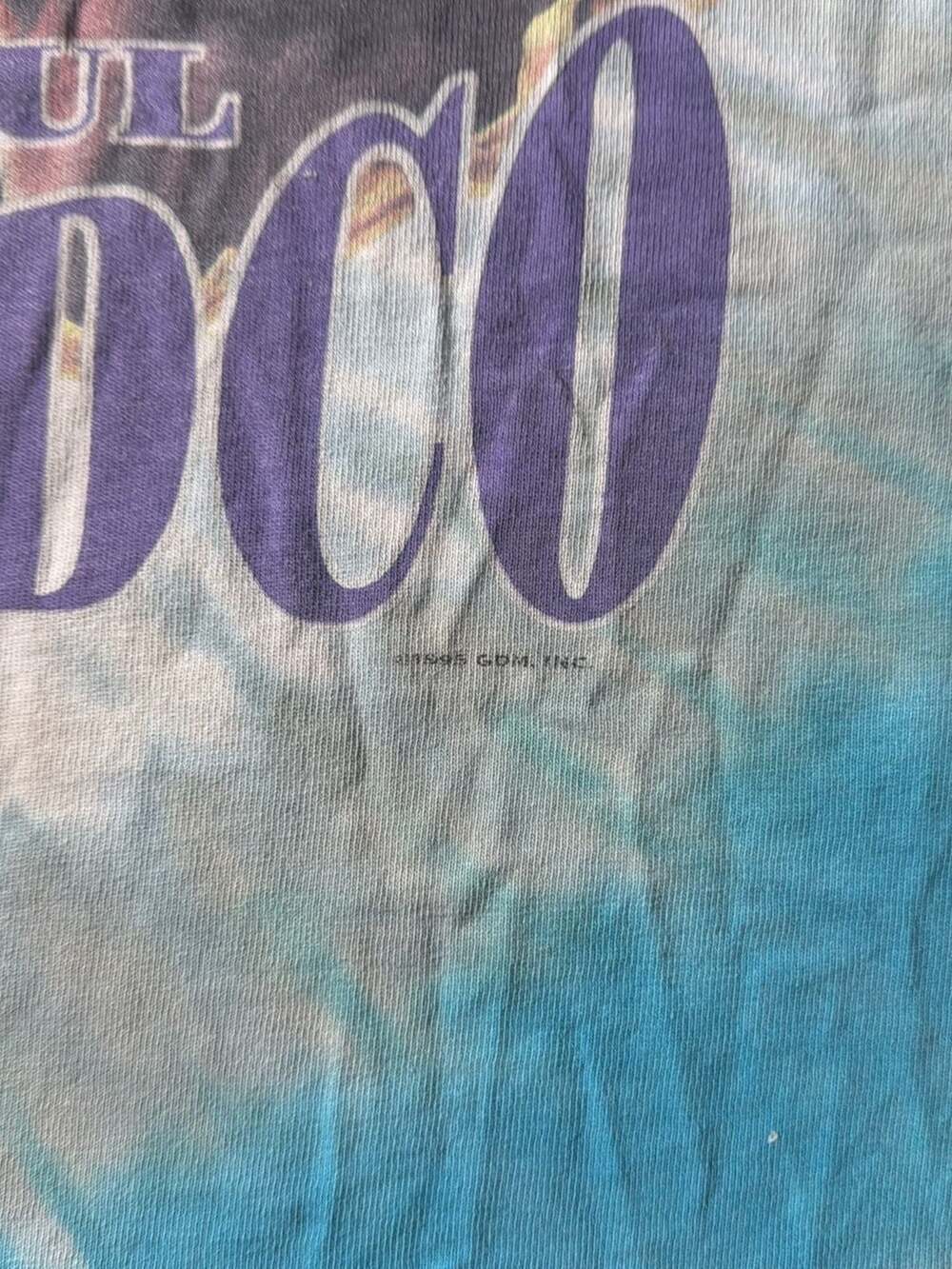 Rare '95 Spring Tour, Greatful Dead, T- Shirt, Grateful Zydeadco, Liquid Blue - Picture 3 of 11
